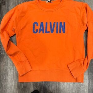 Calvin Klein Jeans Vibrant Orange Top